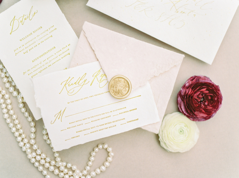 fine art wedding invitations designed by ShowIt design partner